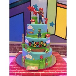 Pastel Infantil 0409 Mario Bros