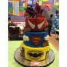 Pastel Infantil 0420 Batman Spider Man Superman