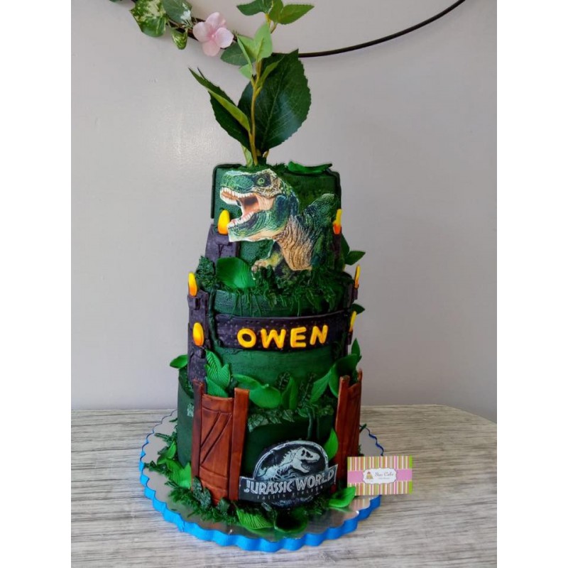 Pastel Infantil 0807 Jurassic Park