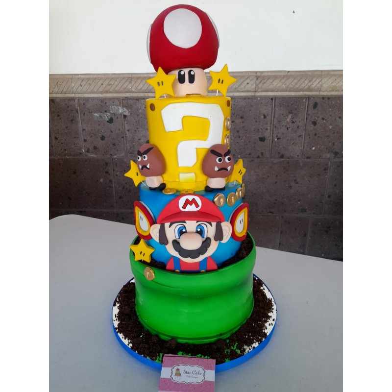 Pastel Infantil 1516 Mario Bros