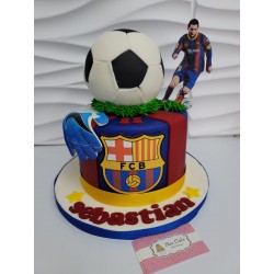 Pastel Infantil 3860 Futbol Messi