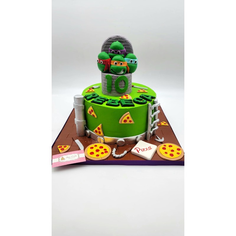 Pastel Infantil 4075 Tortugas Ninja