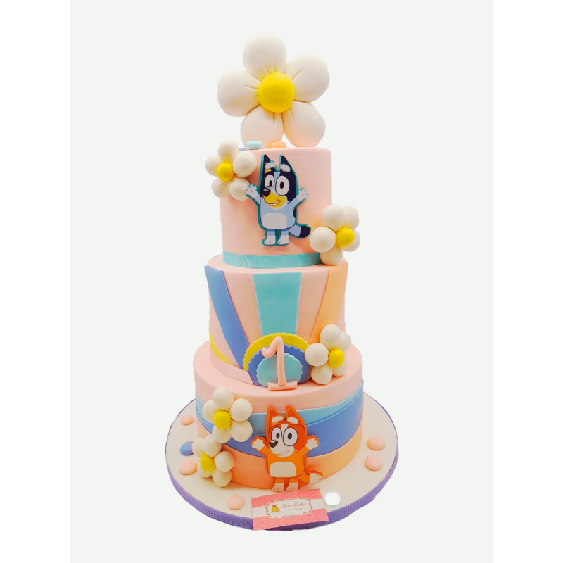 Pastel Infantil 4114 Bluey y Bingo