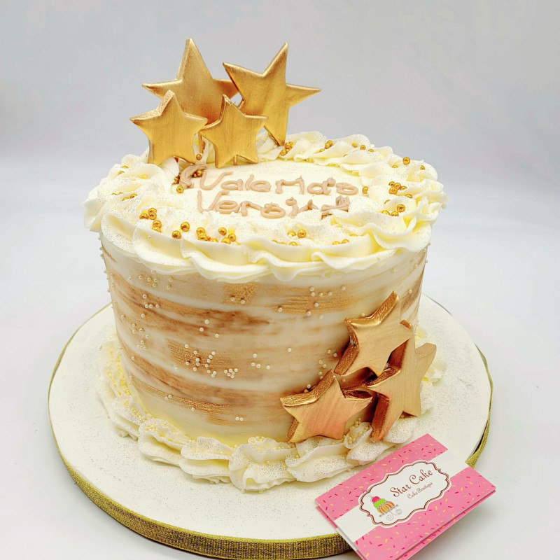 Pastel de Graduacion 4245 Dorado