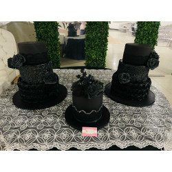 Pastel de XV 4259 Negro