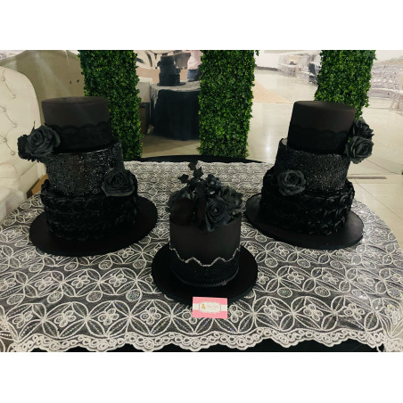 Pastel de XV 4259 Negro