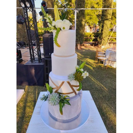 Pastel de Boda 4349 Blanco