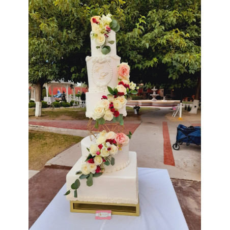 Pastel de Boda 4352 Blanco