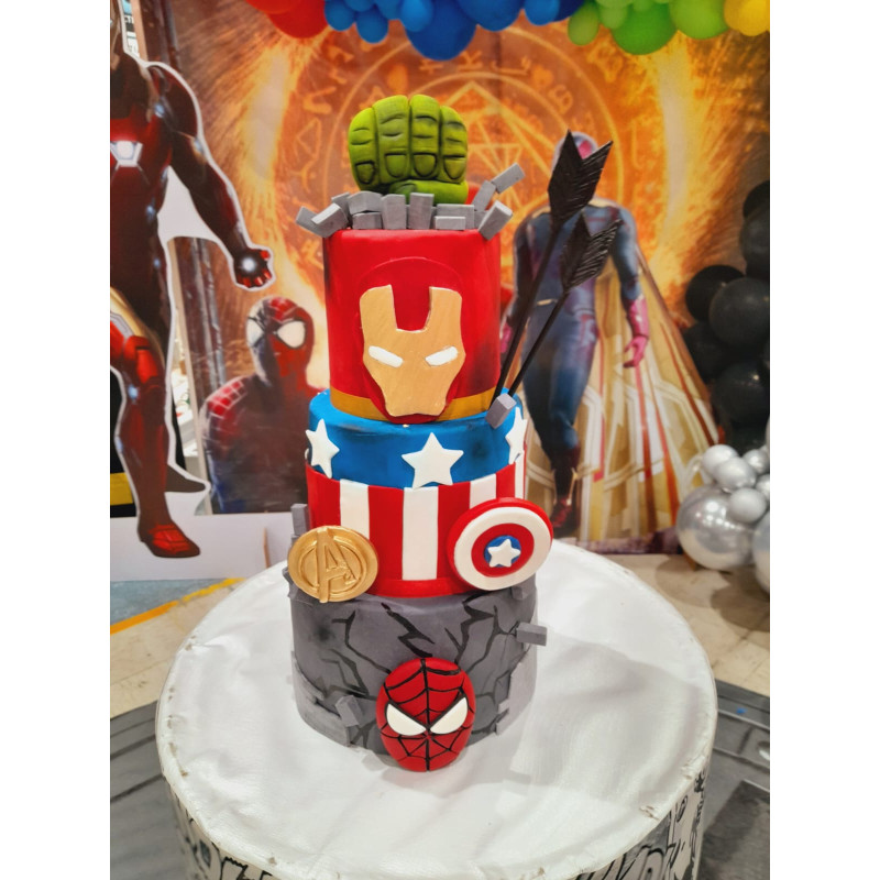 Pastel Infantil 4356 Super Heroes