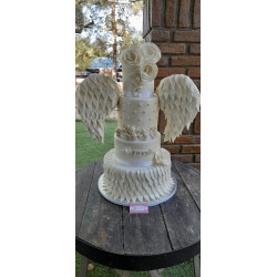 Pastel de Bautizo 4362 Blanco