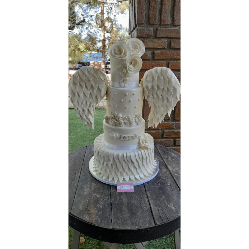 Pastel de Bautizo 4362 Blanco