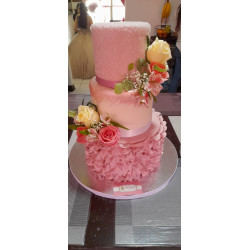 Pastel de Aniversario 4364 Rosa