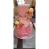 Pastel de Aniversario 4364 Rosa