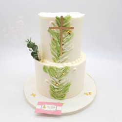 Pastel Religioso 4371 Bautizo