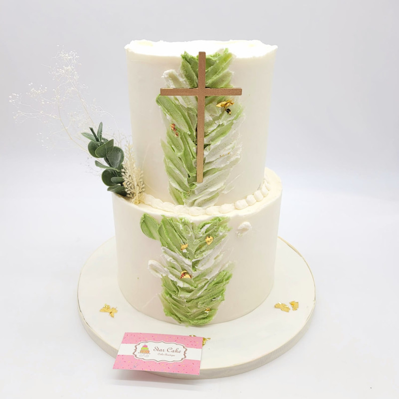 Pastel Religioso 4371 Bautizo