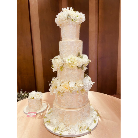 Pastel Bodas 4393 Blanco