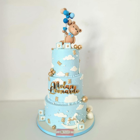 Pastel Baby Shower Osito 4439