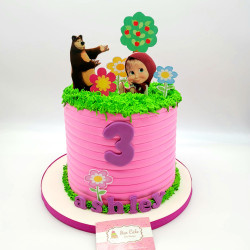 Pastel Infantil Masha y el Oso 4442