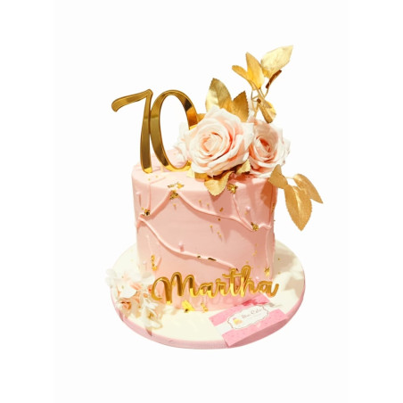 Pastel Rose Gold 4445