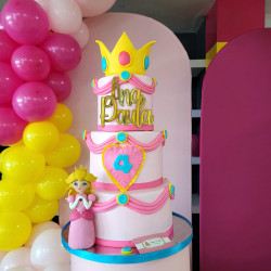 Pastel Infantil, Princesa Peaches 4488