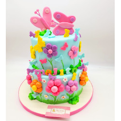 Pastel Infantil, Mariposas 4523