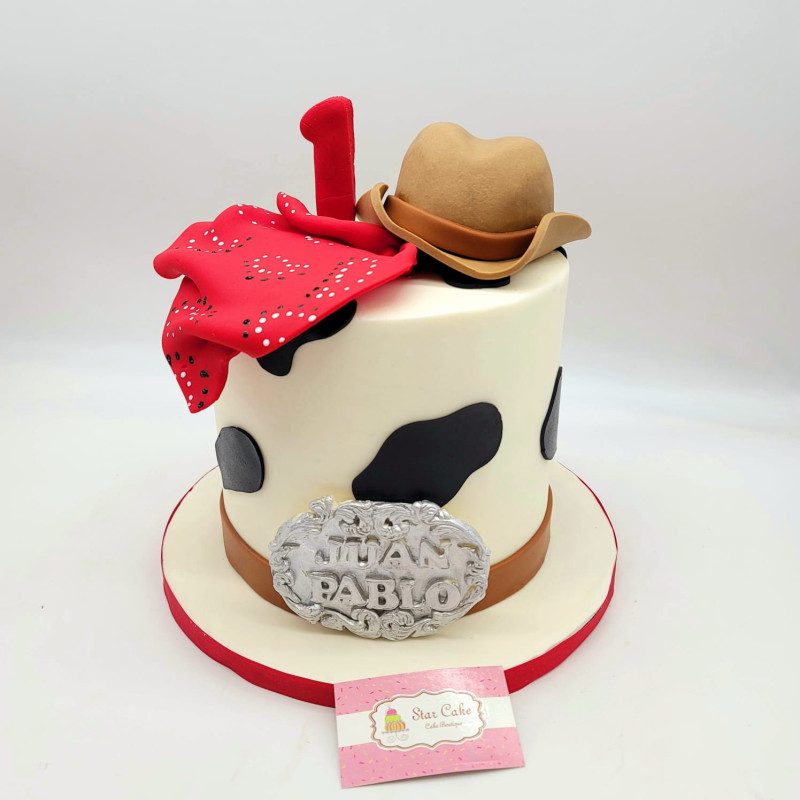 Pastel Infantil, vaquero 4533