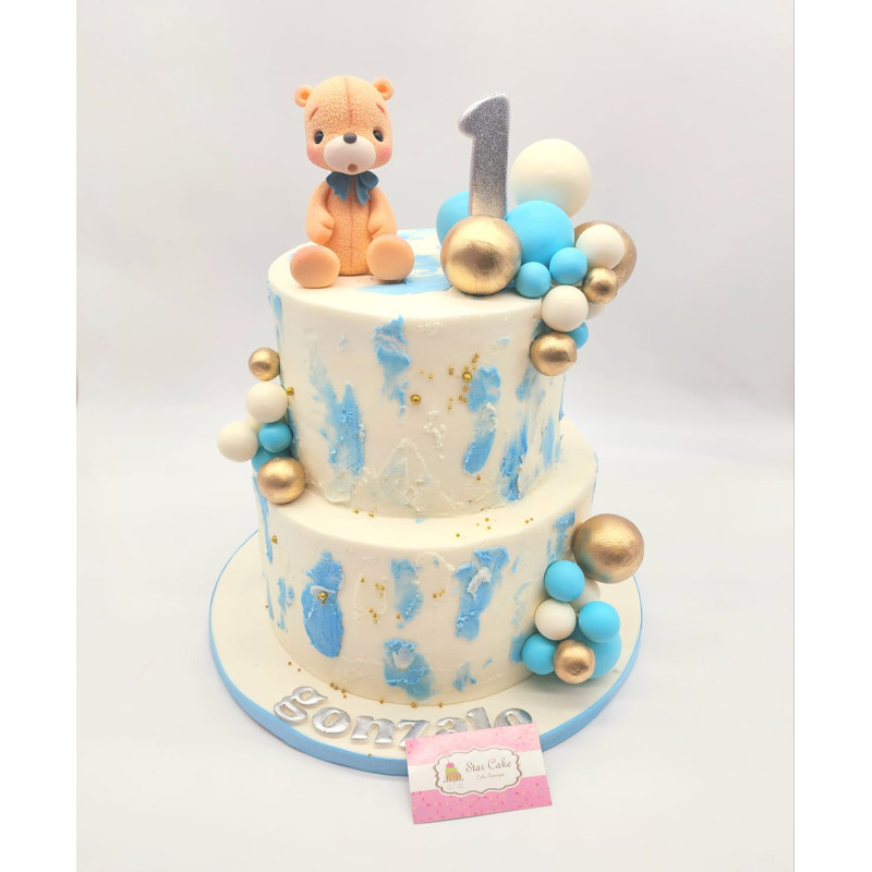 Pastel Baby Shower, Ositos 4549
