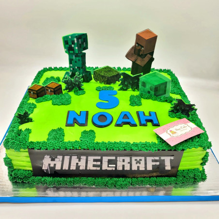 Pastel Infantil 4767 Minecraft