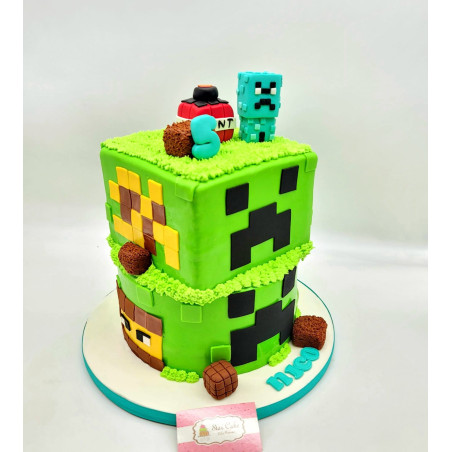 Pastel Infantil 4786 Minecraft