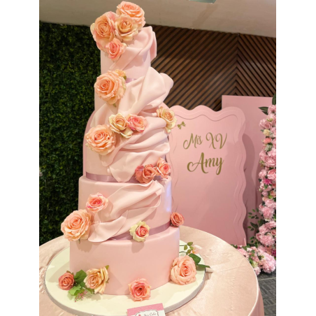 Pastel XV años 4908 Rosa